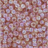 Toho seed beads 8/0 round Transparent-Rainbow Rosaline - TR-08-169